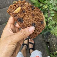 Banana cake at Siboghana Waroeng in Ubud