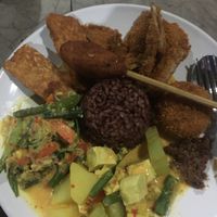 Nasi campur at Siboghana Waroeng in Ubud