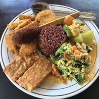 Nasi campur at Siboghana Waroeng in Ubud