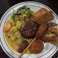 Vegan Nasi campur - Very delicious! at Siboghana Waroeng in Ubud