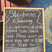 Freshly cooked at Siboghana Waroeng in Ubud