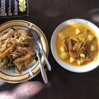 The Gado Gado & Kare Siboghana  at Siboghana Waroeng in Ubud