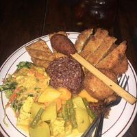 Nasi campur at Siboghana Waroeng in Ubud