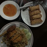 Nasi Goreng, Lumpia  at Siboghana Waroeng in Ubud
