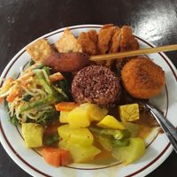 Nasi campur at Siboghana Waroeng in Ubud
