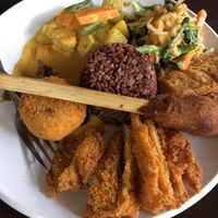 Nasi campur  at Siboghana Waroeng in Ubud