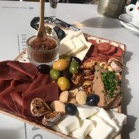 Vegan charcuterie at DIP in Barcelona