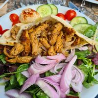 Gyros with no sauce at Terzo Mondo in Berlin