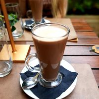 Hot Chocolate with soy milk at Stein's Berlin in West London
