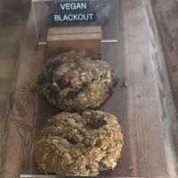 Two kinds of vegan cookies  at Sugar Blossom Bake Shop in San Clemente