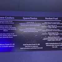 Drink menu  at Soulistic in Lancaster