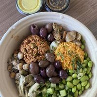 Soul bowl with scrambled tofu  at Soulistic in Lancaster