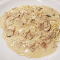 Spaghetti Cabonara at Vegipai Cafe in Kuala Lumpur