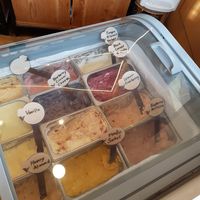 Options (4 are vegan) at Silk Artisanal Creamery in Kathmandu