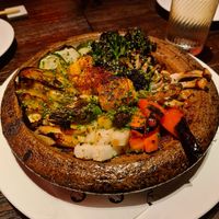 Roasted vegetables at Nobu  in Dubai