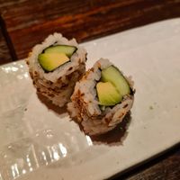 Avocado and cucumber sushi at Nobu  in Dubai