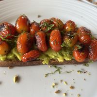Super delicious avo on toast. But a small serving    at Gallery Cafe in Phuket