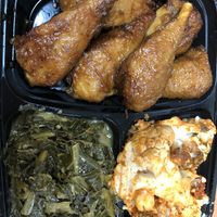 Heehee, the drum sticks made me giggle. I haven’t eaten meat in decades but they seem pretty convincing and tasted so yummy! (maple)  at Elife in Capitol Heights