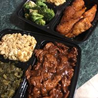 Jerk Chicken and Maple Curry Chicken at Elife in Capitol Heights