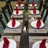 Nice table setting at Healthy Eatery & Beverage in Sapa