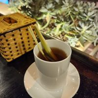 Cinnamon tea with lemongrass at Healthy Eatery & Beverage in Sapa