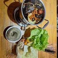 Tangerine peel hot pot at Xiafei Valley Fashion Vegetable Cuisine - 霞飛谷時尚蔬食料理 in Hualien