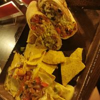 Burrito takeover - seitan steak burrito at The Flying Duck in Glasgow