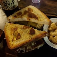 Nyc deli grilled cheese at The Flying Duck in Glasgow