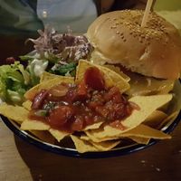 Standard burger at The Flying Duck in Glasgow