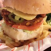 Chili Cheese Burger at The Flying Duck in Glasgow