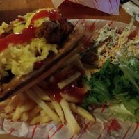 philly cheese steak at The Flying Duck in Glasgow