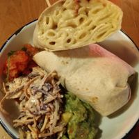 Mac cheese burrito at The Flying Duck in Glasgow