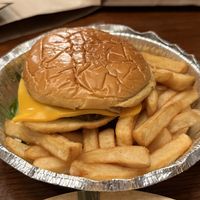 The Amazing Burger  at The Vegan Factory in Linden