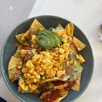 Vegan Chilaquiles at Overlook Grill in Las Vegas