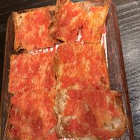 Pan de cristal con tomate  at Jaleo in Las Vegas