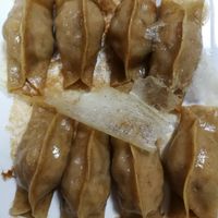 fried dumplings at SUHE Vegetarian Restaurant - 素和素食館  in Lukang