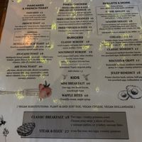 Menú  at JULEP in Brea