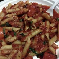 Arrabiata penne at Landini's Pizzeria in San Diego