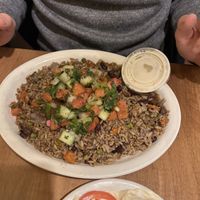 Jasmines Favorite with Lebanese Salata   at Aladdin's Eatery in Pittsburgh