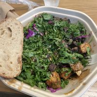 Kale mushroom salad with rice   at sweetgreen in Schaumburg