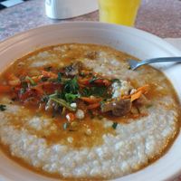 Quinoa and vege main dish at Satiba Therapy Coffee Shop in Arequipa