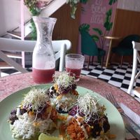 Tacos Quinoa at Satiba Therapy Coffee Shop in Arequipa