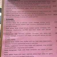 Menu  at Satiba Therapy Coffee Shop in Arequipa