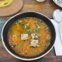 Soup of the day   at Satiba Therapy Coffee Shop in Arequipa