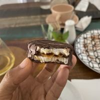 GF “alfajor"  at Satiba Therapy Coffee Shop in Arequipa