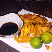 Filipino vegan young coconut octopus! at Gulay Lang in Quezon City