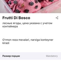 Only 3 vegan options-Berry  at Giotto in Tashkent