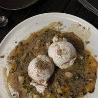 this desert was yuck but everything else was good lol  at Rufio in St Kilda