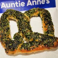 Seaweed pretzel 😋 at SIN - Auntie Anne's - Jewel in East Singapore