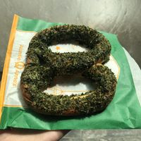 Seaweed pretzel  at SIN - Auntie Anne's - Jewel in East Singapore